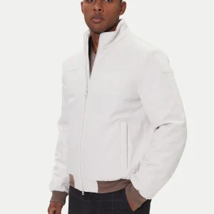 Chaqueta blanca hombre GEOX con forro transpirable
