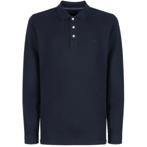 Polo GEOX Hombre Azul Marino – Manga Larga y Algodón