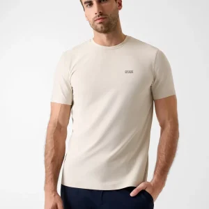 Camiseta Blanco Guess Hombre – Slim Fit con Algodón Orgánico