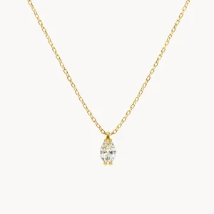 COLGANTE DIAMANTE CREADO 0.53 QUILATES MARQUISE CERTIFICADO IGI