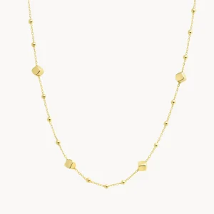 CADENA CUBOS Y BOLAS 42CM DENICA