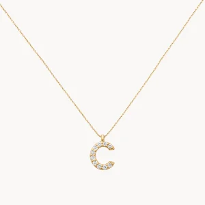 COLGANTE INICIAL CON DIAMANTES