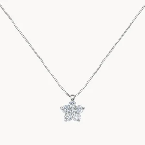 COLGANTE ESTRELLA CON DIAMANTES ODELIA