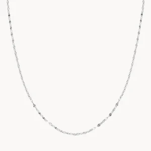 CADENA MACIZA DIAMANTADA SIENA 45CM