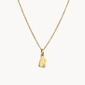 COLGANTE INICIAL CON DIAMANTE