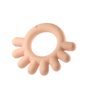 Mordedor de silicona Borrn Pulpo naranja
