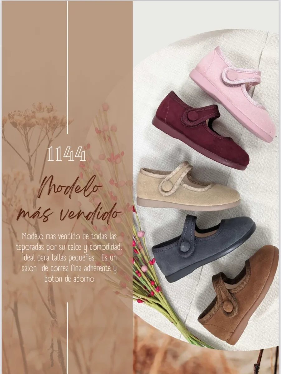 Merceditas Serratex botón de niña Taupe - Tokolate - Imagen 6