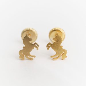 Pendientes de unicornio de rosca
