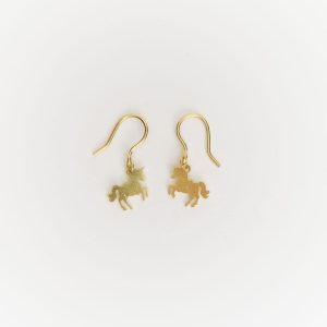 Pendientes de unicornio de colgar