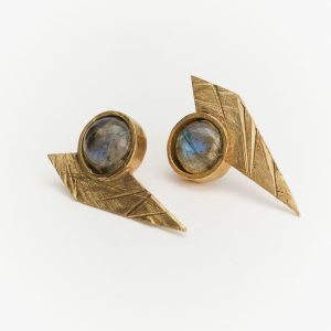 Pendientes Heroica S con labradorita