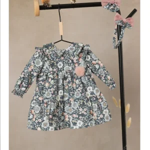 Vestido niña floral - Basmarti